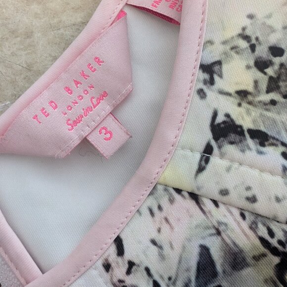 Ted Baker Sapira Synthetic Crystal Droplets Skater Dress - Picture 3 of 4